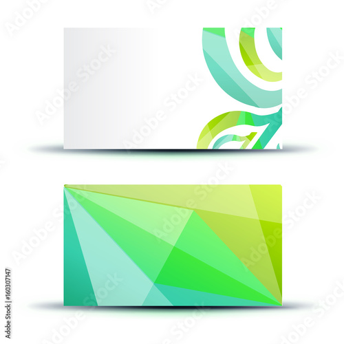 Abstract blank name card template for business artwork © jill