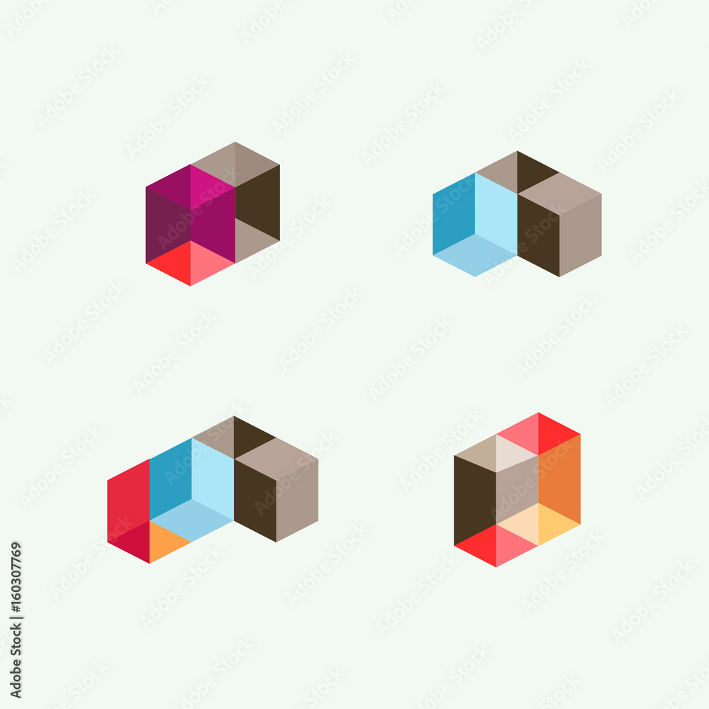 Set of minimal geometric multicolor symbol set, shapes. Trendy icons and logotypes. Trendy symbols collection. Business signs, labels, badges, frames and borders Set of minimal geometric multicolor symbol set, shapes. Trendy icons and logotypes. Trendy symbols collection. Business signs, labels, badges, frames and borders