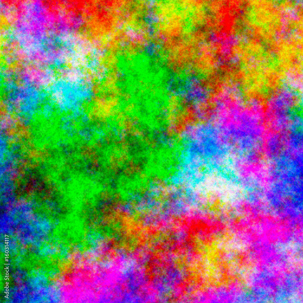 Multicolored abstract pattern. All colors of rainbow. Computer generated.