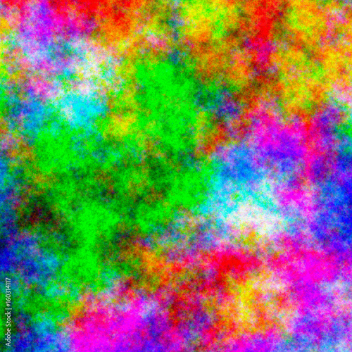 Multicolored abstract pattern. All colors of rainbow. Computer generated. © Nika V.
