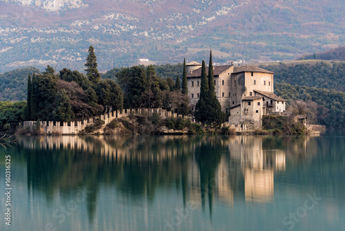 Photos View of the castle  of Toblino in northern Italy