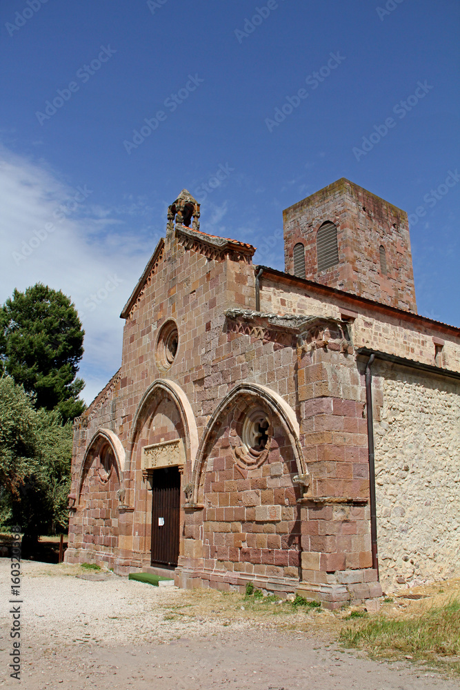chiesa romanica di San Pietro Extramuros presso Bosa (Oristano, Sardegna)