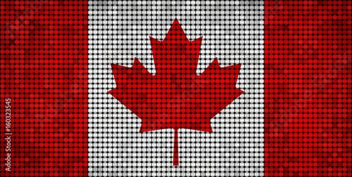 Grunge mosaic flag of Canada - illustration,
Abstract grunge mosaic vector