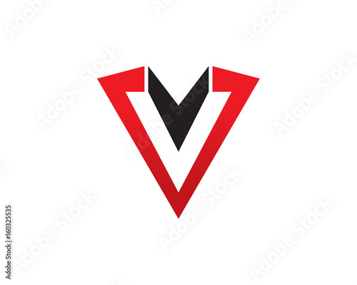 Free Download Abstract Letter V Logo Template Design Vector, Emblem, Design Concept, Creative Symbol, Icon - GFXLoad