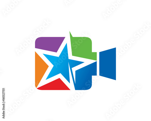 Star Video Logo Template Design Vector  Emblem  Design Concept  Creative Symbol  Icon
