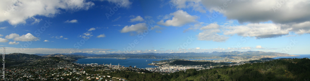 View From Wrights Hill, Wellington, New Zealand View From Wrights Hill, Wellington, New Zealand