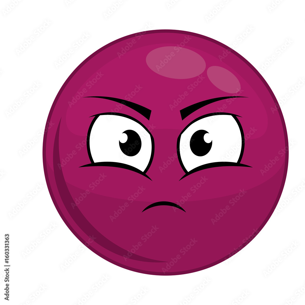 angry emoticon face icon over white background colorful design vector illustration angry emoticon face icon over white background colorful design vector illustration
