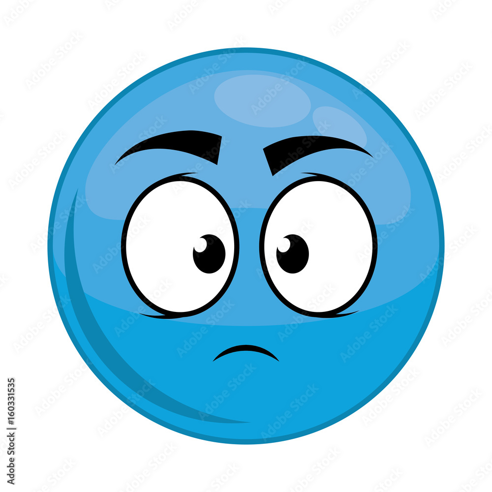 confused emoticon face icon over white background colorful design vector illustration confused emoticon face icon over white background colorful design vector illustration