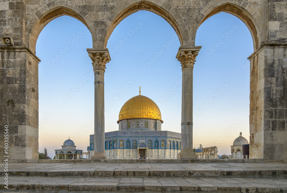 Obraz premium Kopuła na Skale w Jerozolimie