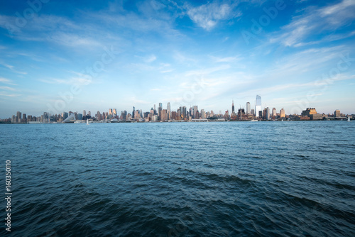 View of New York city across the water, New York, USA. © bruno135_406
