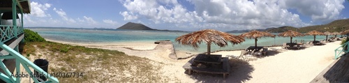 Umbrellas on the Beach  Tortola