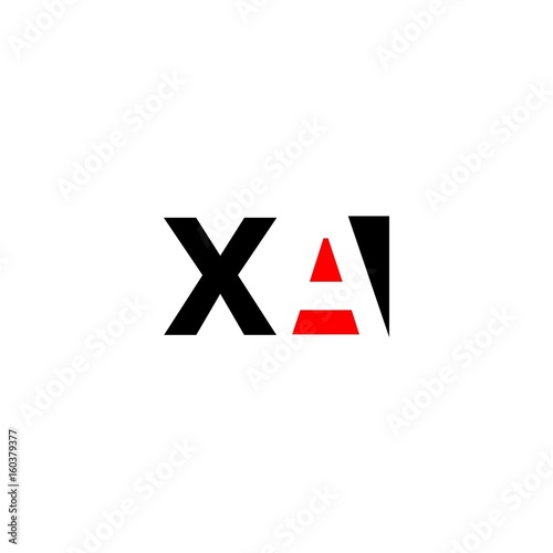 letter XA logo vector Free Download letter XA logo vector - GFXLoad