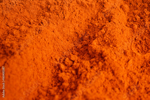 Red Chili powder  closeup