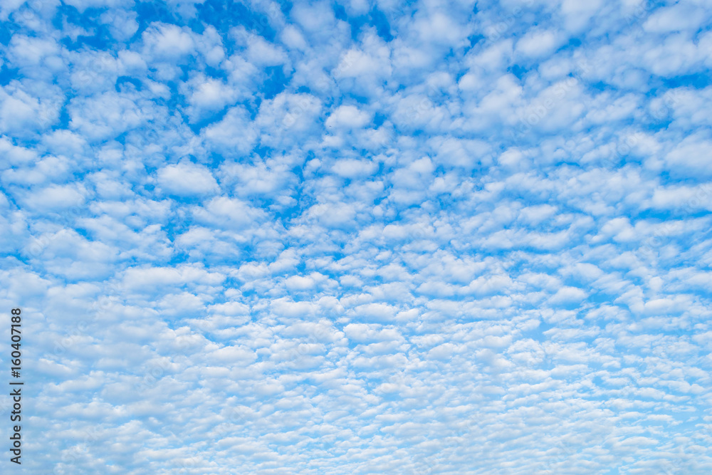 Sky blue and clouds 