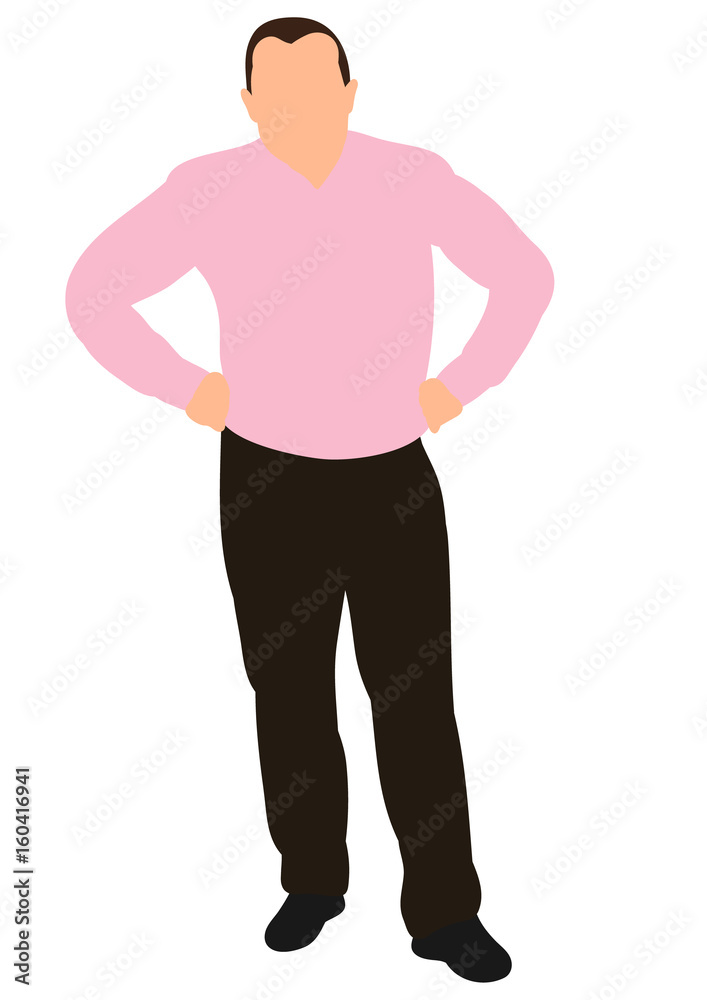 Flat style man Flat style man