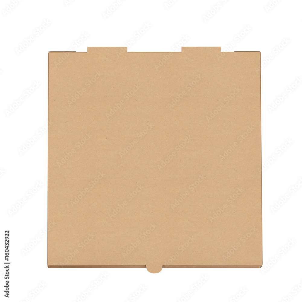Blank Cardboard Pizza Box for Your Design. 3d Rendering Blank Cardboard Pizza Box for Your Design. 3d Rendering