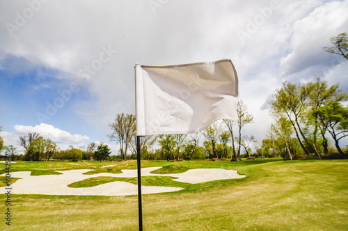 Golf Flag Waving