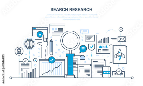 Search research, analysis of information, services, marketing, information, statistics, analytics.