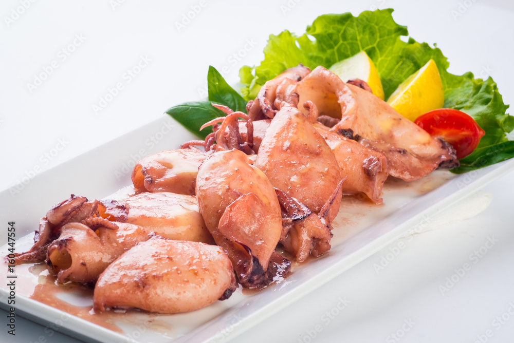 Octopus fried Octopus fried