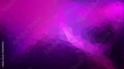 Abstract blurred triangle