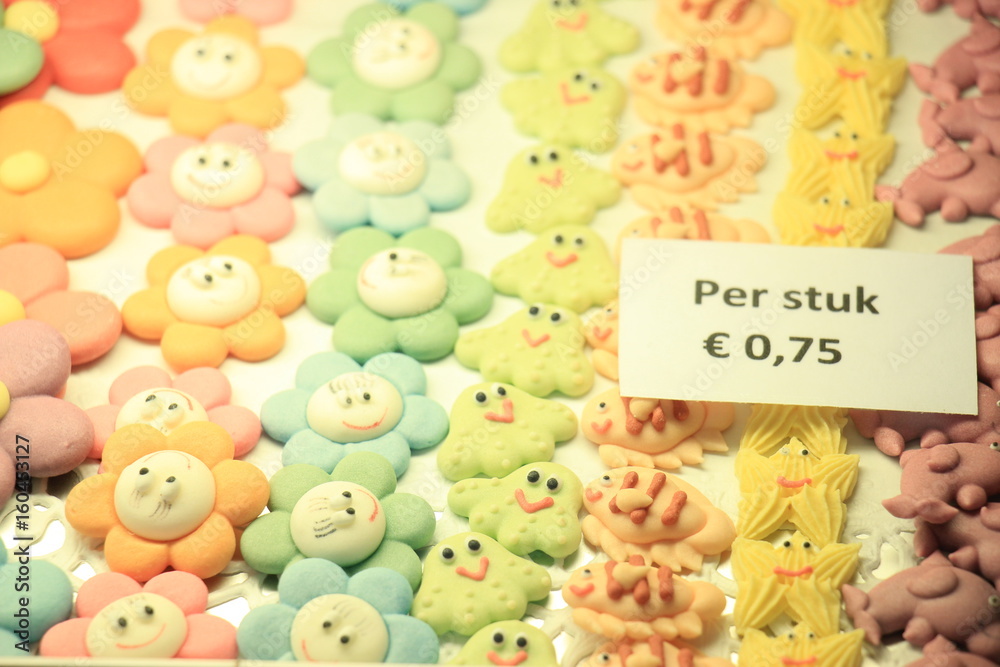 Naklejka premium Pastel sugar candy