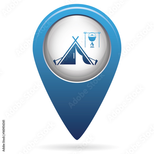 Free Download Tourist tent icon - GFXLoad