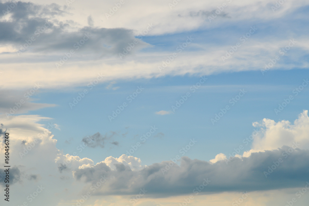 Beautiful blue sky with clouds background Beautiful blue sky with clouds background