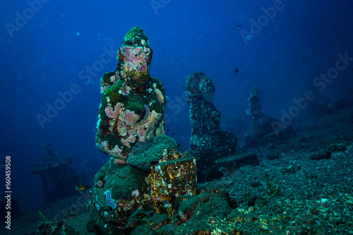 Underwater temple