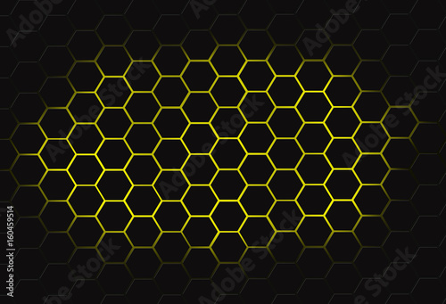 Foto polygon honey comb
