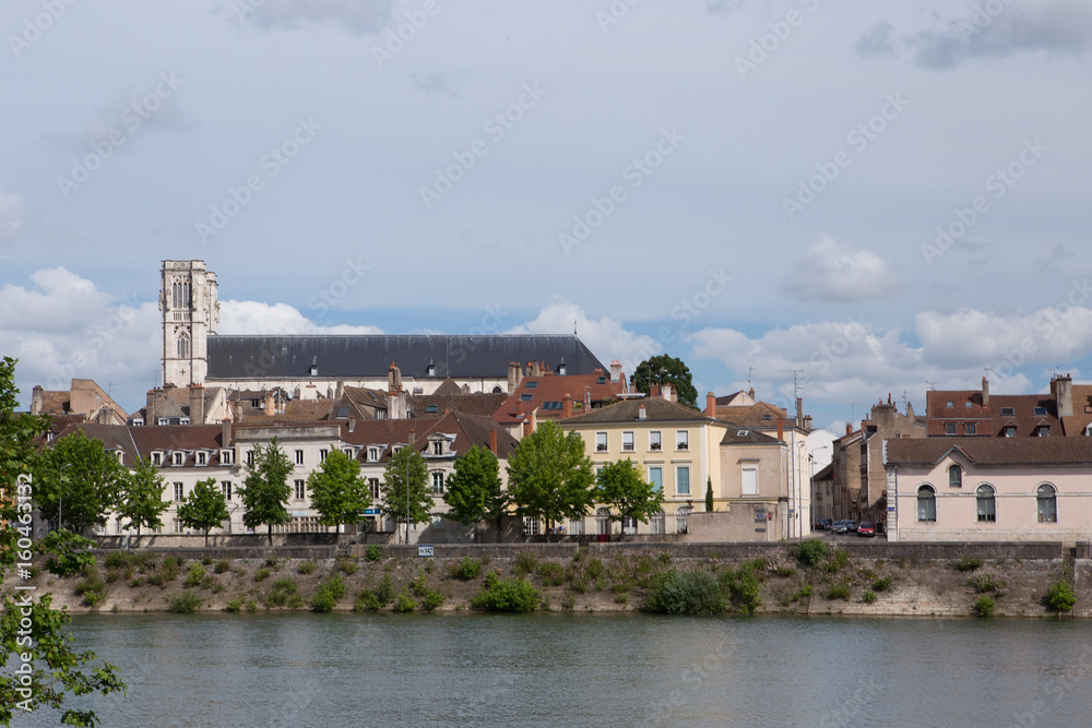 Chalon Sur Saone & Cathedral, France