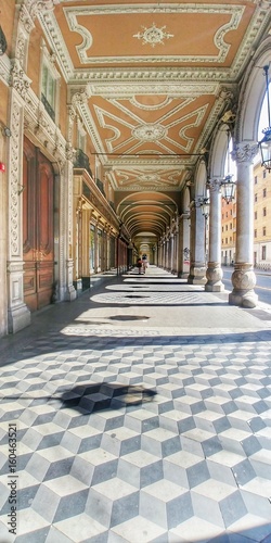 Принти на полотні Strade di torino con i portici