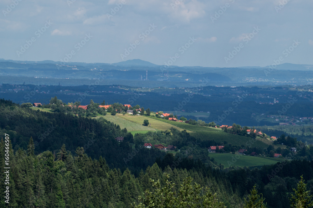 The beautiful hills of Styria