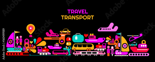 Travel Transport vector illustration