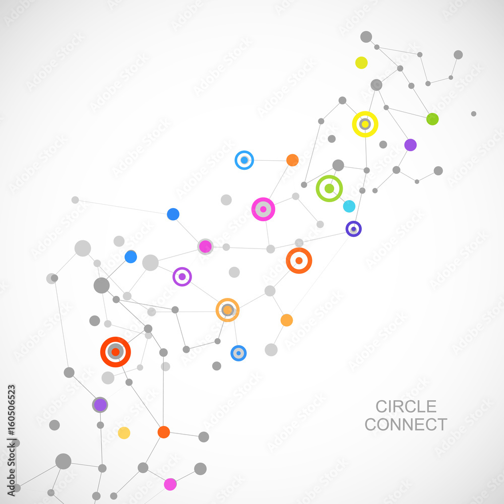 Vector background network and connection Vector background network and connection