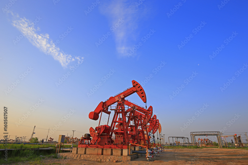 The oil pump, industrial equipment The oil pump, industrial equipment