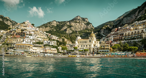 Amalfi Coast - panorama of Positano, Italy