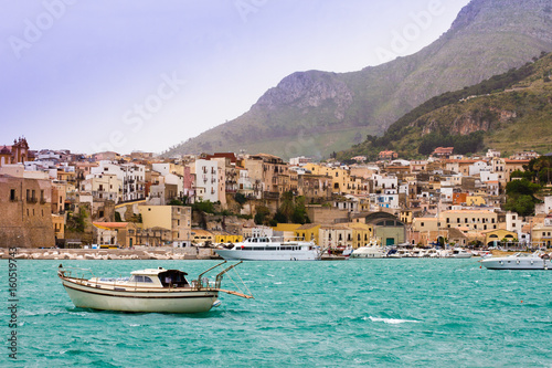 Fishing village in Sicily, Italy