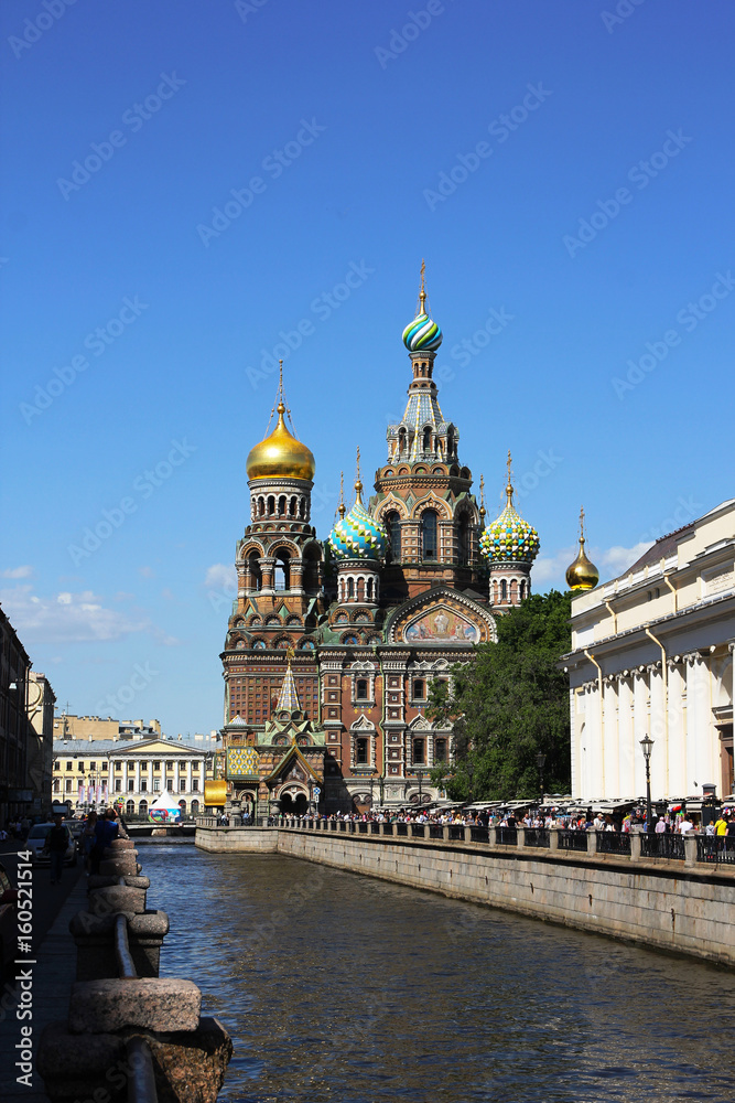 The Church of the Savior on Blood in Saint Petersburg