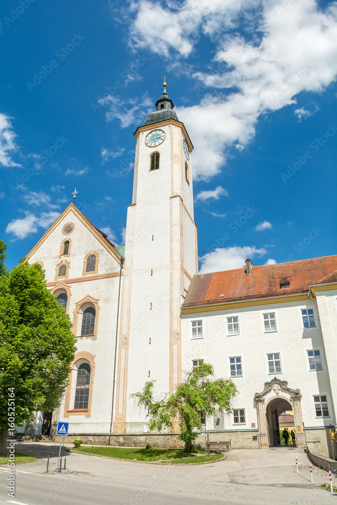 Monastery in Dietramszell city, Bavaria, Germany