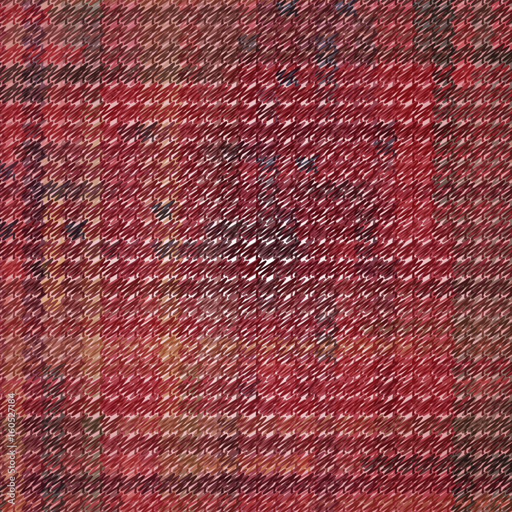 Fototapeta premium Abstract background. Deepening voluminous objects, from wavy lines