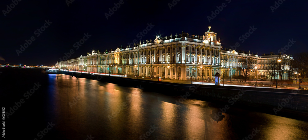 Winter Palace, St.Petersburg at night