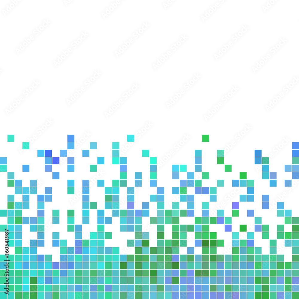 Fototapeta premium abstract vector square pixel mosaic background
