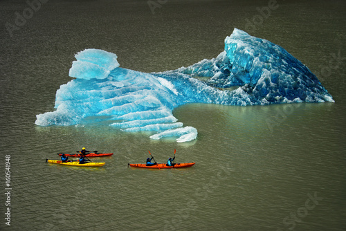 Kayaking, Torres del Paine, Patagonia, Chile