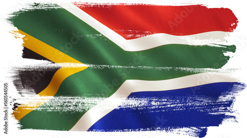 Billede på lærred South Africa Flag