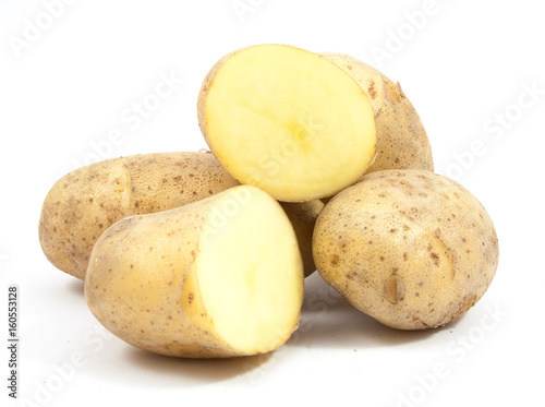 potatoes isolated