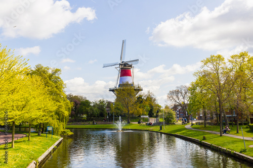 Leiden, mulino, panorama