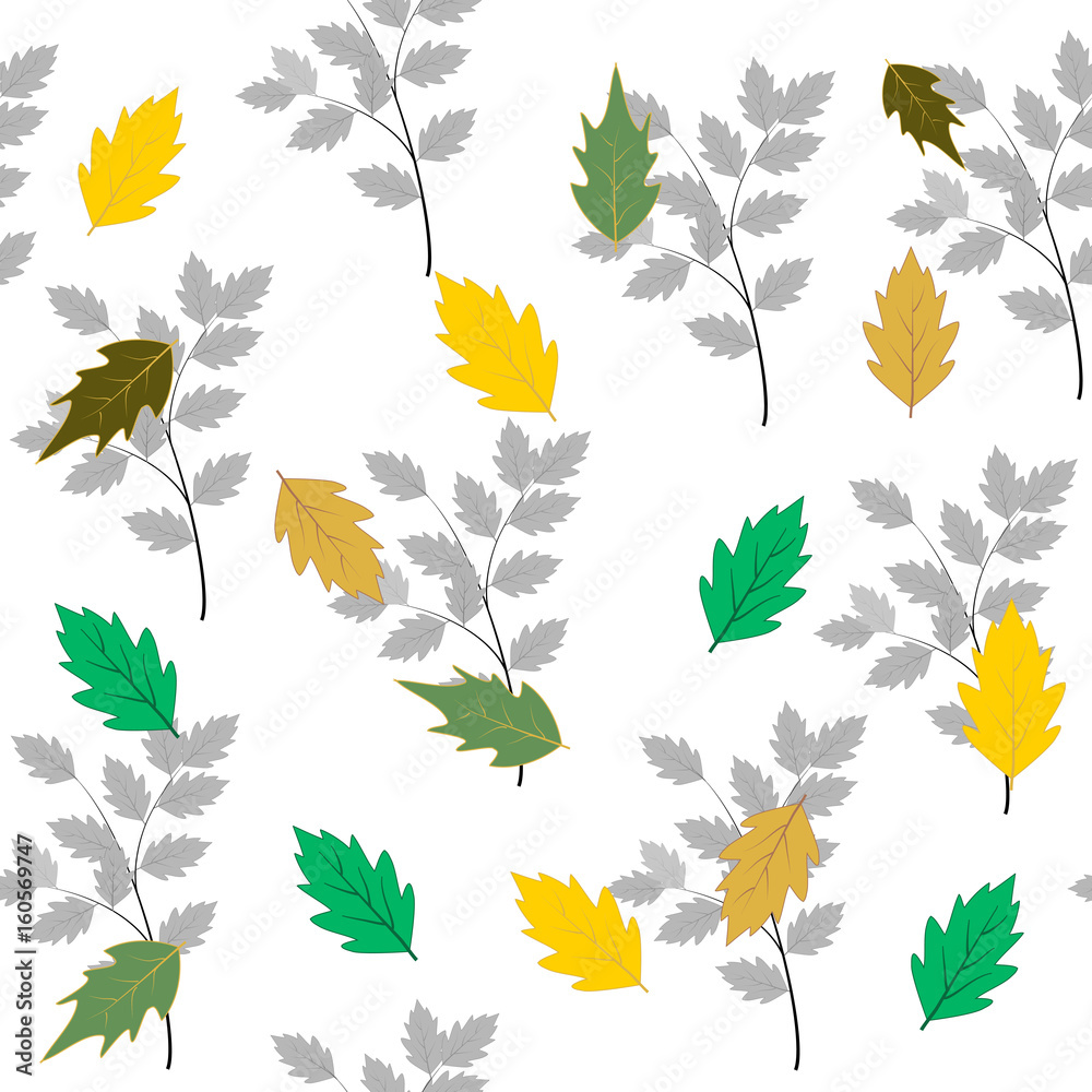 Obraz premium Leaf seamless pattern