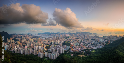 Photography Building city office in Hongkong Island