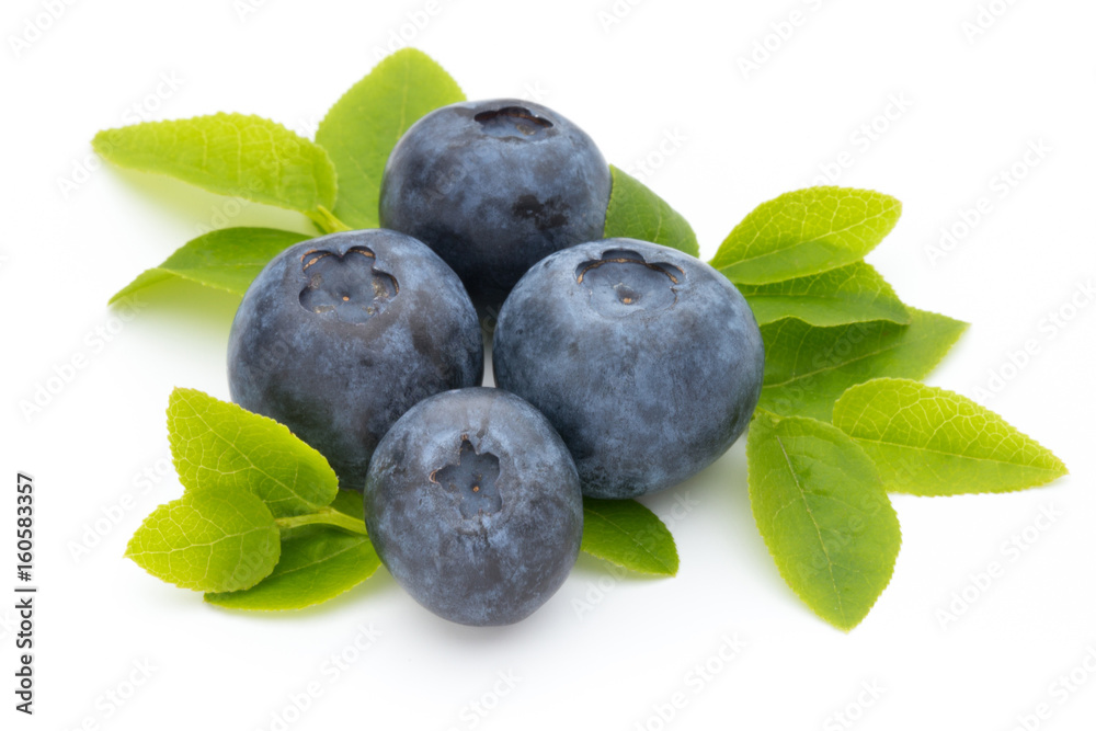Fresh blueberries on a white background. Fresh blueberries on a white background.