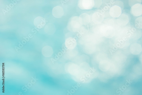 abstract green blue blur backgruond , wallpaper blue wave with sunlight bokeh texture background